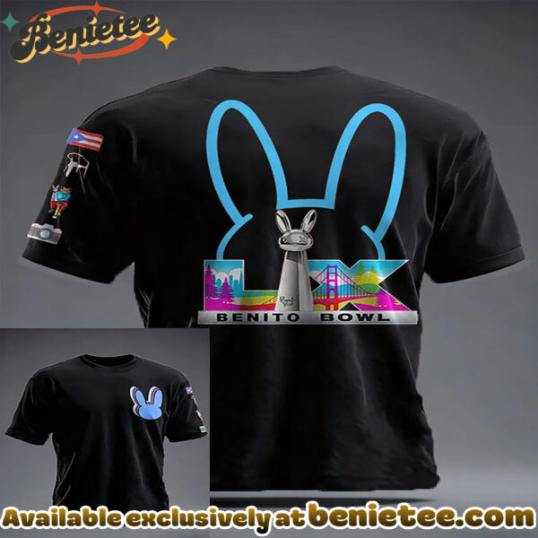 Unisex Bunny Music Football Lover Printed T-shirt