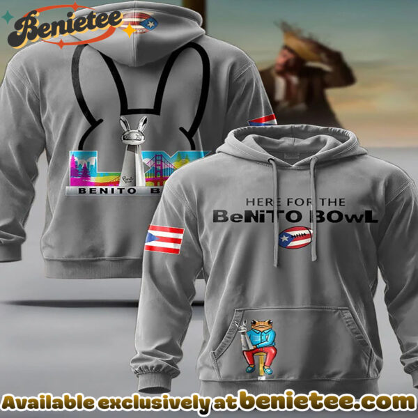 Unisex Funny Bunny Football Music Lover Printed Hoodie - Ver 3