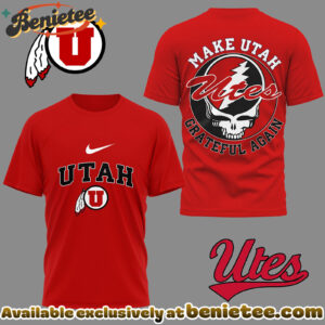 Utah Utes Premium NCAA Grateful Game Day 3D Shirt Hoodie - Ver 2