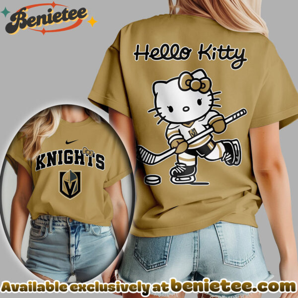 Vegas Golden Knights Premium NHL Hello Kitty Womens Shirt