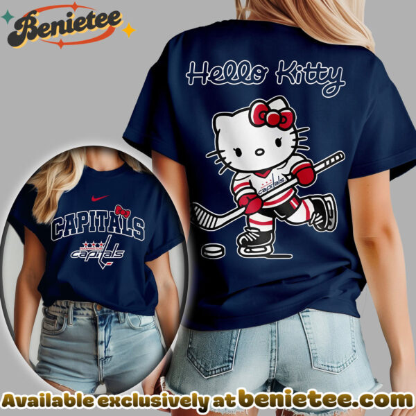 Washington Capitals Premium NHL Hello Kitty Womens Shirt