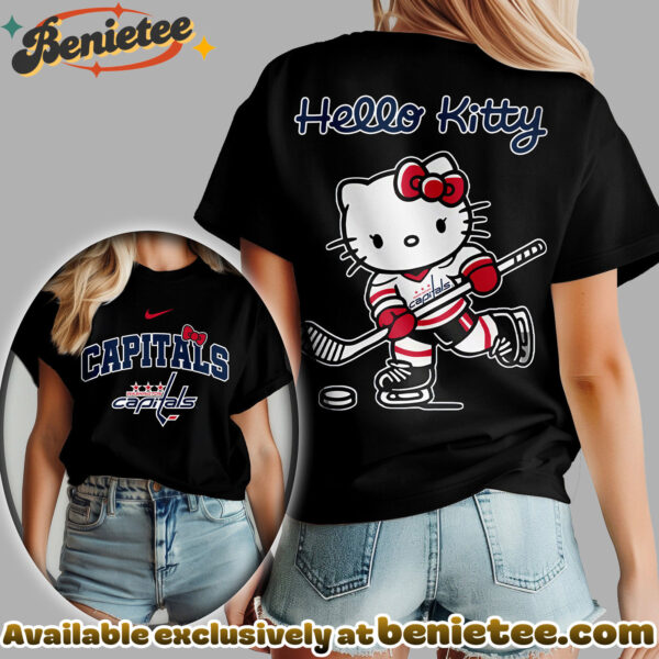 Washington Capitals Premium NHL Hello Kitty Womens Shirt
