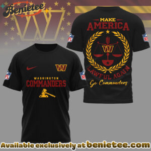 Washington Commanders Premium NFL Make America Lawful Again 3D Shirt