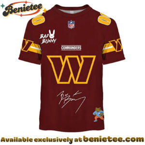 Washington Commanders x Bad Bunny Super Bowl 2026 Limited Edition Shirt - Ver 2
