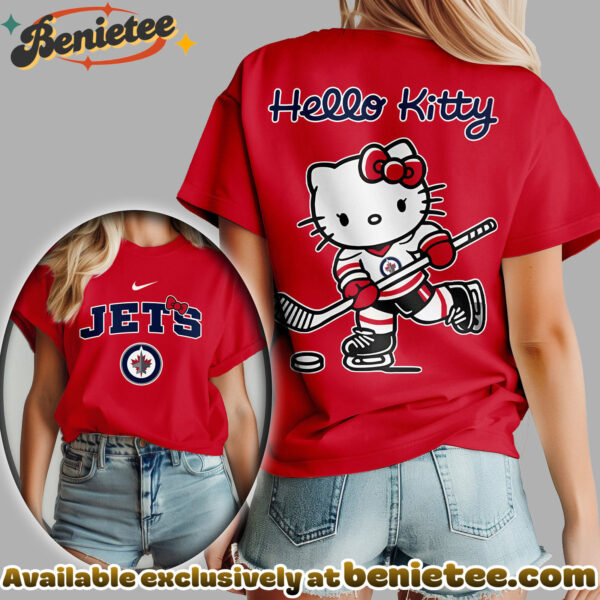Winnipeg Jets Premium NHL Hello Kitty Womens Shirt