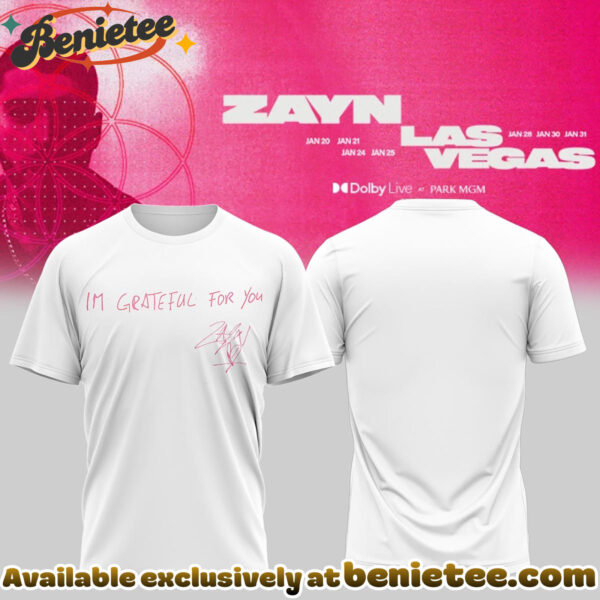 Zayn Live in Las Vegas signature Shirt - Ver 4