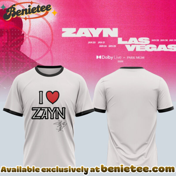 Zayn Live in Las Vegas signature Shirt - Ver 7