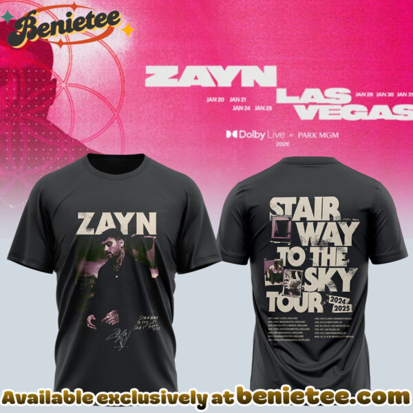 Zayn Stairway to the Sky Tour signature Shirt