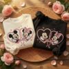 Mickey and Minnie Couple Embroidered Sweatshirt, Disney Valentine Sweatshirt, Disneyland Couple Shirts, Matching Disney Sweatshirts