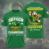 Oregon Duck 2026 Orange Bowl Champions 3D T-Shirt