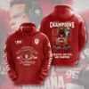 Hoosiers Football 2026 Rose Bowl 3D Apparel Hoodie