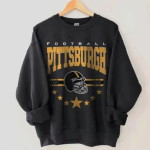 Pittsburgh Football Sweatshirt, Pittsburgh Shirt Retro Style 90s Vintage Unisex