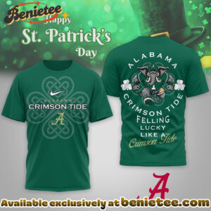 Alabama Crimson Tide Premium NCAA Lucky St Patricks Day Tshirt, Hoodie, Sweatshirt