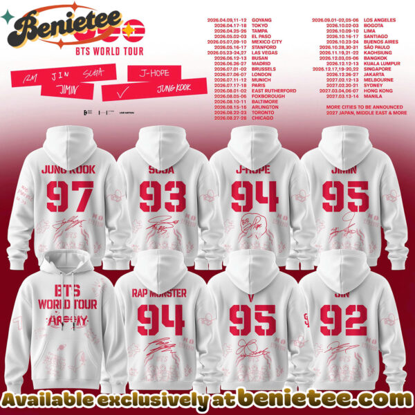BTS World Tour 2026 Come Back Limited Edition Hoodie, Sweatshirt, Tshirt