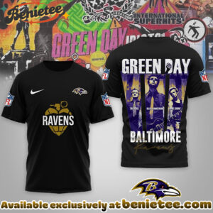 Baltimore Ravens Premium NFL Premium NFL Green Day X Super Bowl LX Special Edition 3D Tshirt, Hoodie, Sweatshirt