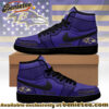 Baltimore Ravens Premium NFL Pride Jordan 1 High Top Sneaker Nike Air Jordan 1