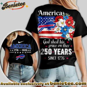 Buffalo Bills Premium NFL America God Shed His Grace On Thee Women Tshirt, Hoodie, Sweatshirt