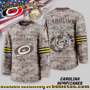 Carolina Hurricanes Premium NHL U.S.M.C Hockey Jersey