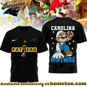 Carolina Panthers Premium NFL Super Mario 3D Tshirt, Sweatshirt, Hoodie