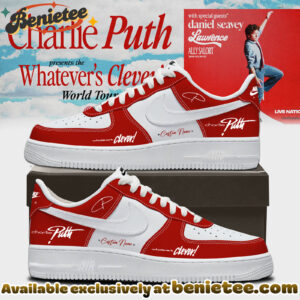 Charlie Puth The Whatevers Clever World Tour Shoes Nike Air Force 1 - Ver 4