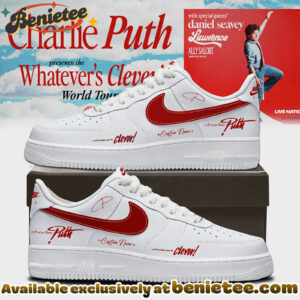 Charlie Puth The Whatevers Clever World Tour Shoes Nike Air Force 1 - Ver 3