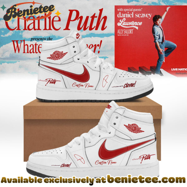 Charlie Puth The Whatevers Clever World Tour Shoes Nike Air Force 1 - Ver 23