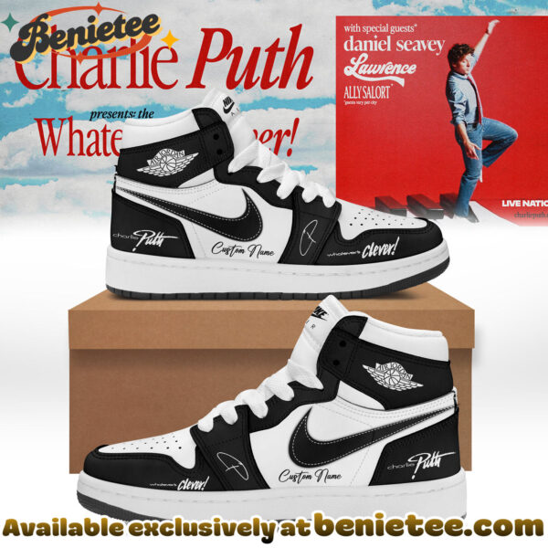Charlie Puth The Whatevers Clever World Tour Shoes Nike Air Force 1 - Ver 25