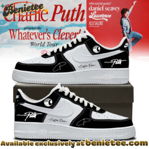 Charlie Puth The Whatevers Clever World Tour Shoes Nike Air Force 1 - Ver 8