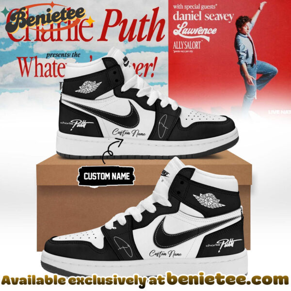 Charlie Puth The Whatevers Clever World Tour Shoes Nike Air Force 1 - Ver 27