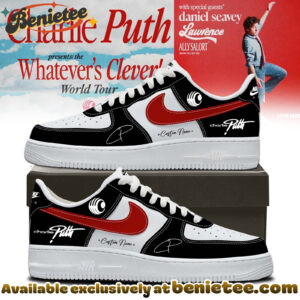 Charlie Puth The Whatevers Clever World Tour Shoes Nike Air Force 1 - Ver 10