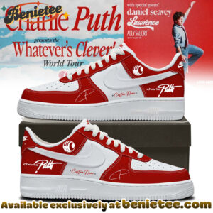 Charlie Puth The Whatevers Clever World Tour Shoes Nike Air Force 1 - Ver 11