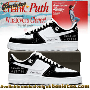 Charlie Puth The Whatevers Clever World Tour Shoes Nike Air Force 1 - Ver 18