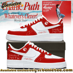Charlie Puth The Whatevers Clever World Tour Shoes Nike Air Force 1 - Ver 19