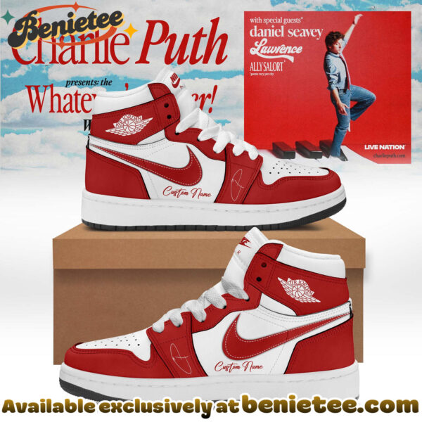 Charlie Puth The Whatevers Clever World Tour Shoes Nike Air Force 1 - Ver 36