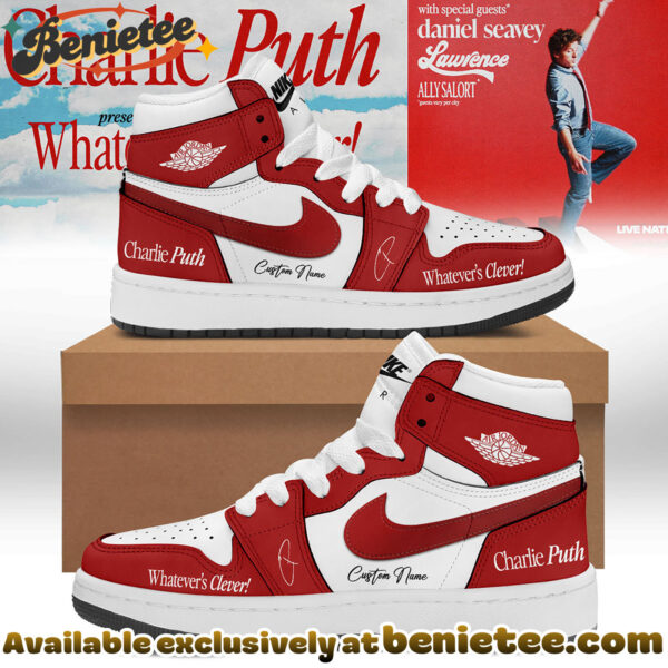 Charlie Puth The Whatevers Clever World Tour Shoes Nike Air Force 1 - Ver 32