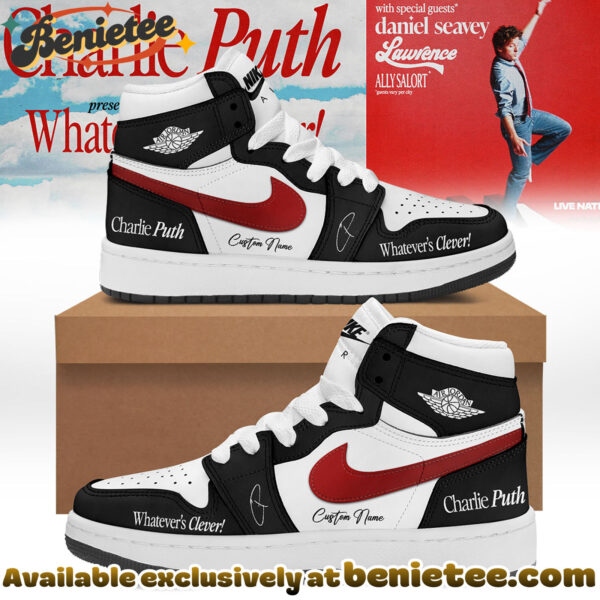 Charlie Puth The Whatevers Clever World Tour Shoes Nike Air Force 1 - Ver 29