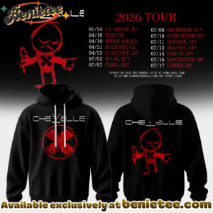 Chevelle 2026 tour Merchandise Hoodie, Sweatshirt, Tshirt