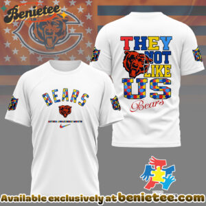 Chicago Bears Premium NFL Autism Awareness Month 3D Tshirt, Hoodie, Sweatshirt
