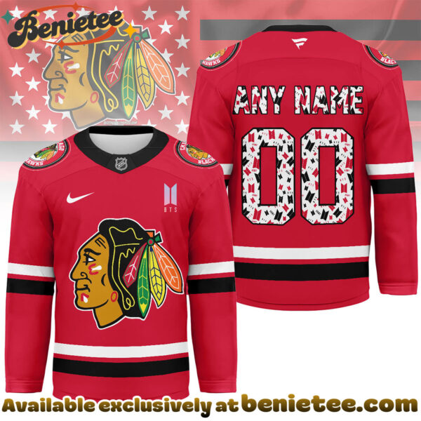 Chicago Blackhawks Premium NHL BTS Fan Jersey