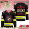 Chicago Blackhawks Premium NHL Snoopy Firefighter Hockey Jersey