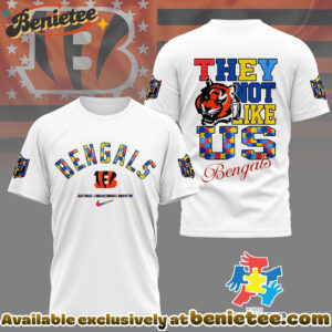 Cincinnati Bengals Premium NFL Autism Awareness Month 3D Tshirt, Hoodie, Sweatshirt