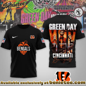 Cincinnati Bengals Premium NFL Premium NFL Green Day X Super Bowl LX Special Edition 3D Tshirt, Hoodie, Sweatshirt