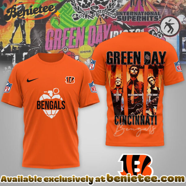 Cincinnati Bengals Premium NFL Premium NFL Green Day X Super Bowl LX Special Edition 3D Tshirt, Hoodie, Sweatshirt