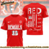 Cincinnati Bengals Premium NFL Red Friday Firefighter 3D Tshirt, Hoodie, Sweatshirt