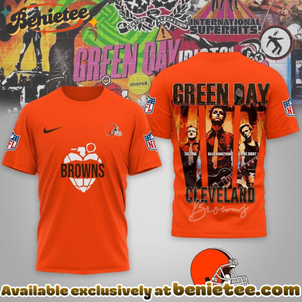 Cleveland Browns Premium NFL Premium NFL Green Day X Super Bowl LX Special Edition 3D Tshirt, Hoodie, Sweatshirt