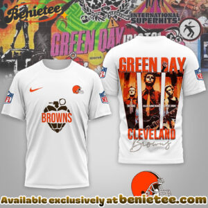 Cleveland Browns Premium NFL Premium NFL Green Day X Super Bowl LX Special Edition 3D Tshirt, Hoodie, Sweatshirt