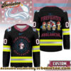 Colorado Avalanche Premium NHL Snoopy Firefighter Hockey Jersey