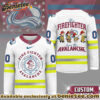Colorado Avalanche Premium NHL Snoopy Firefighter Hockey Jersey