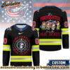 Columbus Blue Jackets Premium NHL Snoopy Firefighter Hockey Jersey