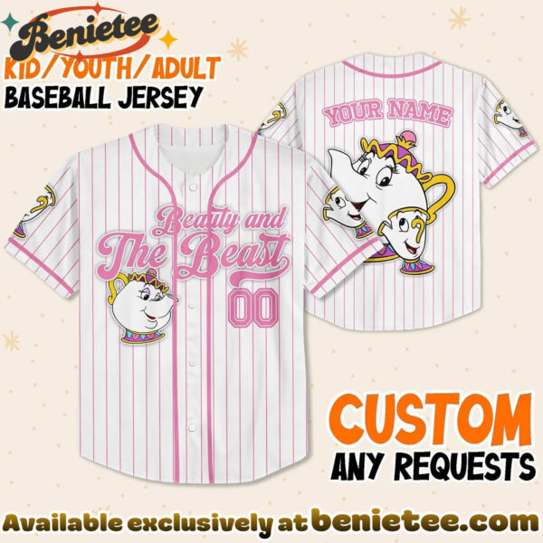 Custom Beauty And The Beat Baseball Jersey